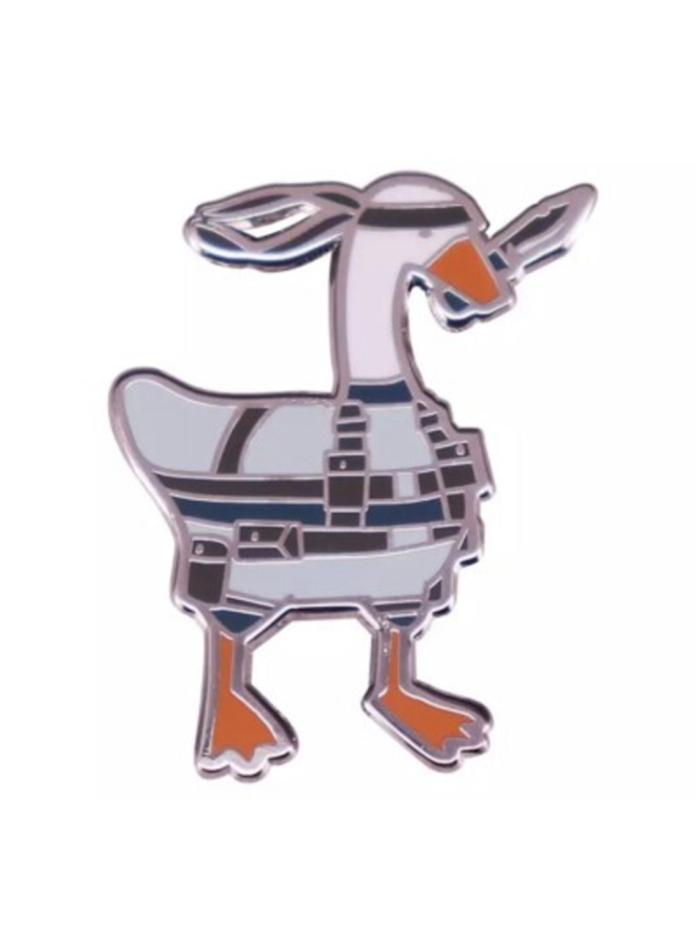 Funny Killer Goose Enamel Pin